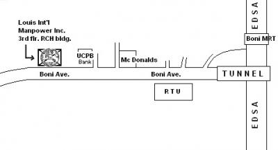 Louis International Manpower Services Philippines - Map
